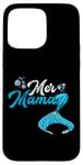 Coque pour iPhone 15 Pro Max Mer Mama Fête des Mères Sirènes Mère