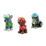 tonies Paw Patrol New Wave character Bundle Rex, Zuma & Rocky, Audio Story and Songs for kids for use with Toniebox Music Player (Sold Separately), Blue