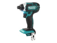 Makita Dtd152z - Impact Driver - Trådløs - 1/4" Sekskantspor 6.35 Mm - 165 N·M - 125 Mm - Uten Batteri - 18 V