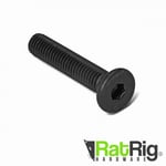 RatRig Lågprofilskruvar - M5x12mm - 25-pack