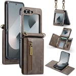 samsung Samsung Galaxy Z Flip 6 Pu Wallet Case [Coffee]