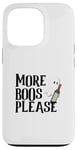 Coque pour iPhone 13 Pro Plus de livres Please Ghost Wine Halloween