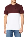 Vans Men's COLORBLOCK TEE T-Shirt, Port Royale-White, XS