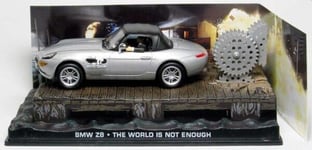 James Bond BMW Z8 from The World is not Enough, 1:43 scale diecast model 007 car