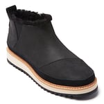 TOMS Femme Women_Boot Black Oiled Nubuck/Sued Chaussures de randonnée, Water Resistant Blac, 43.5 EU