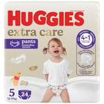 Couches Culottes Pants Extra Care 12 - 17 Kg Pants Extra Care Taille 5 Huggies - Le Paquet De 24 Culottes