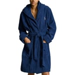 Polo Ralph Lauren Hooded Terry Bathrobe Marin bomull S/M Dam