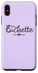 Coque pour iPhone XS Max Bichette surnom cadeau fille femme couple Saint-Valentin