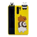 Huawei P30 Pro 3D mönster fodral - Panda och Björn