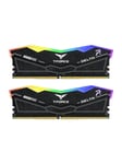 Team Group T-Force Delta RGB DDR5-5600 - 32GB - CL32 - Dual Channel (2 pcs) - AMD EXPO & Intel XMP - Svart med RGB