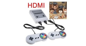 Qumox console de jeu classic mini compatible avec nes retro snes tv hdmi gamepads 621 en 1 jeux intégrés hdmi