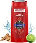 Old Spice Captain Mens Shower Gel and Shampoo, 3in1 Body Wash, Face and Hair, L