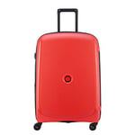 DELSEY PARIS - BELMONT PLUS - Medium Rigid Suitcase extendable - 70x47x33 cm - 87 liters - M - Goldange tangerine