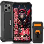 Blackview BV5300Pro Rugged Smartphone Android 14, 12GB+64GB/1TB, 6580mAh Battery, 6.1" HD+ Display, 3 Cards Slot, 13MP Waterproof Camera, P68&IP69K Outdoor Phones, 4G Dual SIM Unlocked,NFC/Face ID