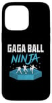 Coque pour iPhone 14 Pro Max Jeu de handball Gaga Ball Ninja Dodgeball Dodge