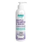 Gentle Baby Shampoo & Body Wash Calming Lavender 8 Oz By Now Foods