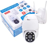 Caméra De Surveillance Vidéo Sans Fil Ip230T 1080P Avec Ptz H264 + Prend En Charge Microsd De 128 Go, Vision Nocturne, Application Tuya, P2P, Android, Ios, Pour Intérieur Et Extéri[VID064448]