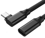 USB-C 3.2 Gen.1 forlængerkabel - Vinklet - 5A - 5 m