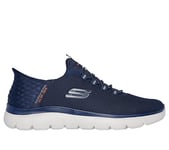 Skechers Homme Summits High Range Baskets, Navy Mesh/Trim, 45.5 EU