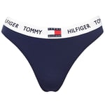 Tommy Hilfiger String Femme Tanga, Bleu (Navy Blazer), S