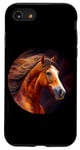 Coque pour iPhone SE (2020) / 7 / 8 Crinière gracieuse pour cheval de course Nature Force