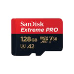 Sandisk Micro SD Extreme Pro 128 Go XC + adaptateur SD Cod. SDSQXCD-128G-GN6MA