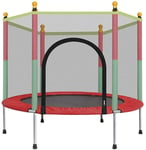 BRFDC Exercise Trampoline Fitness Bouncing Bed With Enclosure Net Jumping Mat And Spring Cover Padding Indoor Outdoor Yard Trampolines For Children