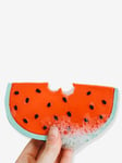 Wally the Watermelon Teether, by OLI & CAROL pink bright solid