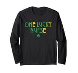 One Lucky Nurse St Patricks Day Nurse Long Sleeve T-Shirt