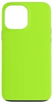 Coque pour iPhone 13 Pro Max Couleur vert citron simple