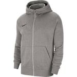 194502371772 Nike Park 20 Fleece Full-Zip Hoodie Light Grey CW6891 063