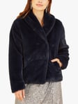 Yumi Short Wrap Faux Fur Coat