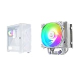 Ventilateur de processeur PC ENERMAX ETS-T50A-W-ARGB pour Intel/AMD + BOITIER PC MARBLESHELL MS31 blanc