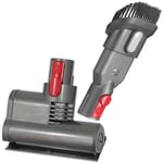 Vacuum Motorised Mini Turbine Brush for Dyson V7 SV11 + 2 in 1 Combination Tool