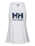 W Hh Logo Singlet Grey Helly Hansen