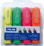 Marker Milan Fluo Fluoresoivat tussit, 4kpl