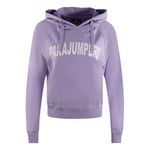 Parajumpers Womens Hoody Plain Purple Crop Hoodie - Size Small