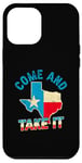 Coque pour iPhone 12 Pro Max Drapeau du Texas USA Independence Day Come And Take It