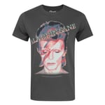 David Bowie Official Mens Aladdin Sane T-Shirt - XL