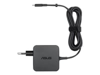 Asus Ac65-00 - Nätadapter - Ac 100-240 V - 65 Watt - Europa - Svart - För Chromebook 12  Expertbook B9  P5  Zenbook 13  13 Oled  14  Zenbook Flip 13