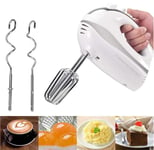 ZRSH Electric Hand Mixer, 5 Speed Eelectric Hand Whisk 250W Turbo Hand Held Mixer Food Cake Mixer Blender for Whipping, Mixing Cookies Food Beater, Egg, Cakes,001