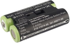 Kompatibelt med Garmin GPSMAP 669, 2.4V, 2000 mAh