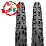 26" Bike Tyre 2X CONTINENTAL TOUR RIDE CYCLE TYRE 26x1.75 MOUNTAIN HYBRID