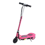 HOMCOM Folding Kids Electric Scooter for 7-14, Pink