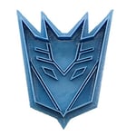 Cuticuter Transformers Decepticon Moule de Biscuit, Bleu, 8 x 7 x 1.5 cm