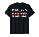 Funny England Cricket Flag Tee For Lovers Of Cricket Game T-Shirt