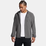 Veste coupe-vent Under Armour Stretch Woven pour homme Castlerock / Noir XXL