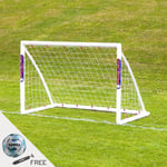 Samba 6ft x 4ft Trainer Football Goal with Locking System - Size 4