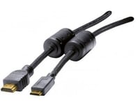 Mini Hdmi-Kabel, Høyhastighets Hdmi, Gullbelagt, Hdmi St. A / Hdmi Mini St. C, 1,5 M Høykvalitets Tilkoblingskabel For Overføring Av Digitale Skjerm- Og Tv-Signaler (128269)