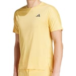 adidas Adizero Mens Running Top Yellow Short Sleeve Lightweight Run T-Shirt